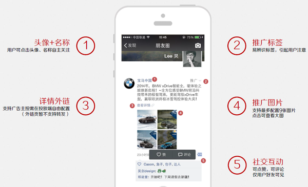 微信朋友圈广告投放五要点